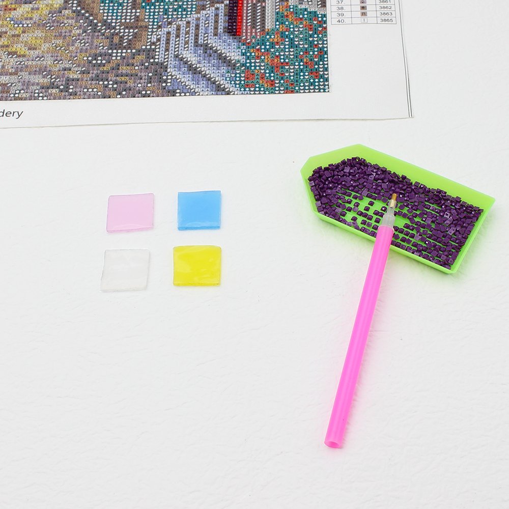 Wholesale Diy Diamond Painting Point Drill Clay Square Multi-color Mosaic Diamond Embroidery Accessories Clay