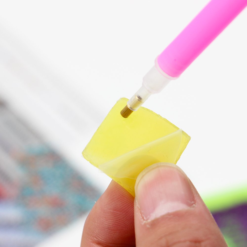 Wholesale Diy Diamond Painting Point Drill Clay Square Multi-color Mosaic Diamond Embroidery Accessories Clay