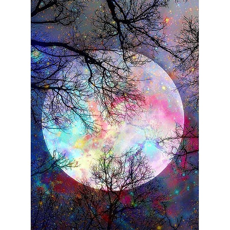wholesale 5d diamond painting set custom diamond painting crafts personalized diamond painting moon