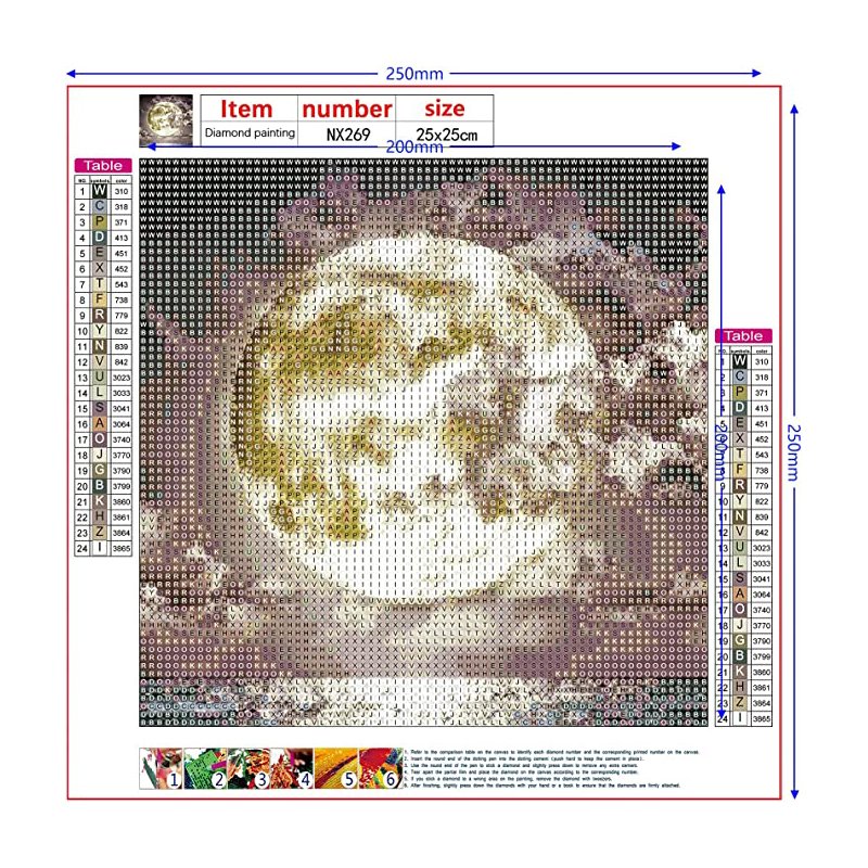 wholesale 5d diamond painting set custom diamond painting crafts personalized diamond painting moon
