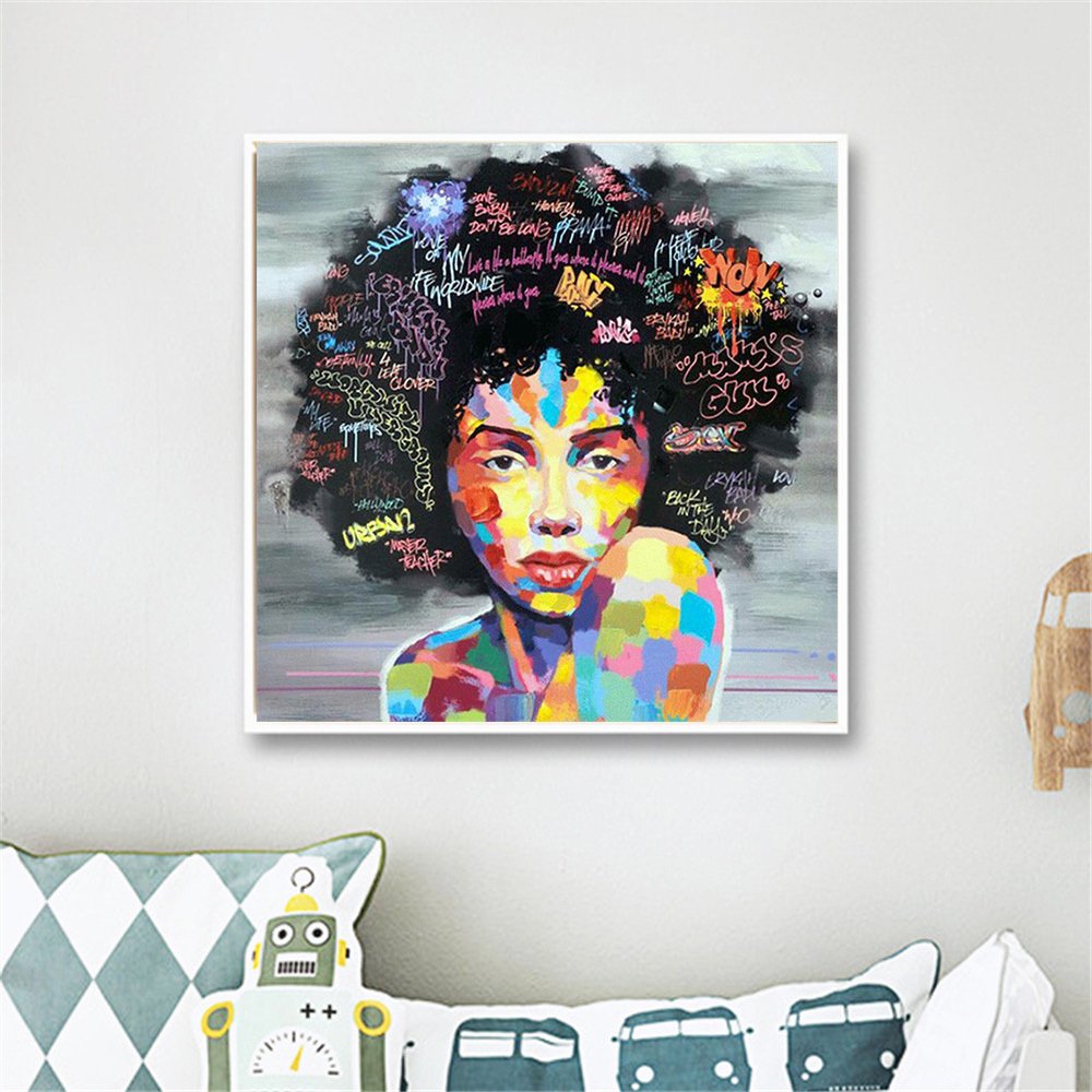 HUACAN DIY Portrait Diamond Painting Woman Abstract Diamond Mosaic Embroidery for Living Room Decor Photo to Custom