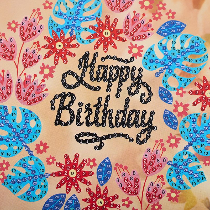 8 Piece Greeting Cards Set Of Children's Hot-Selling Diy Birthday Cards Diamond Painting Crystal Diamond Gifts For Friends