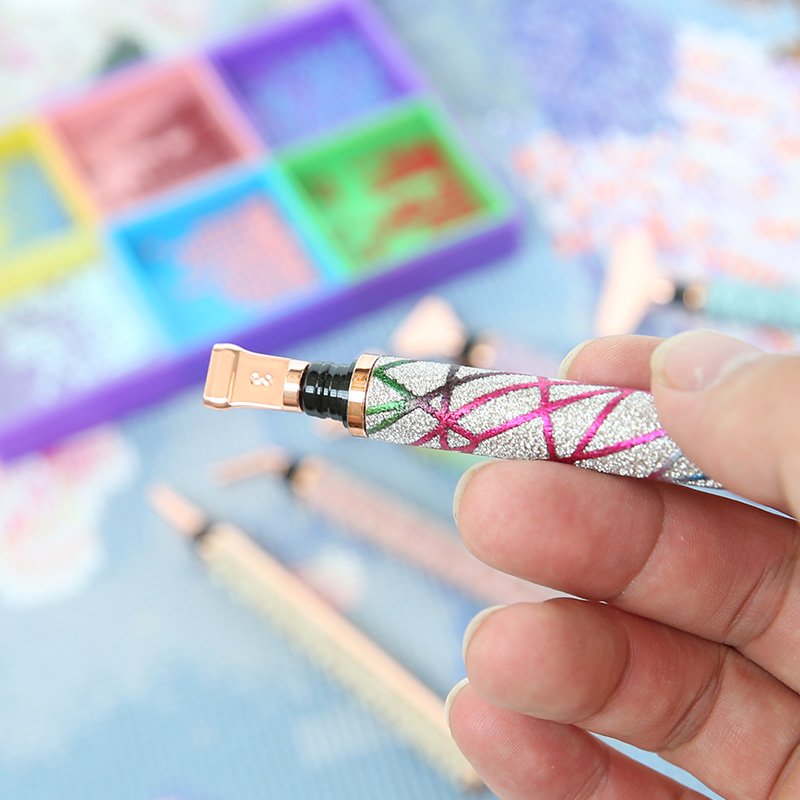 5d Diamond Painting Pen Metal Pen Tip Diy Diamond Painting Point Drill Pen Tool Set