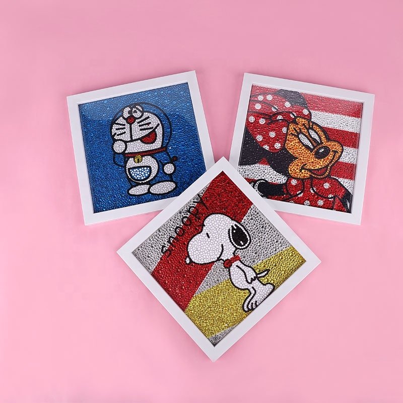 custom wholesale bts photo frame mystery diamond painting accessories