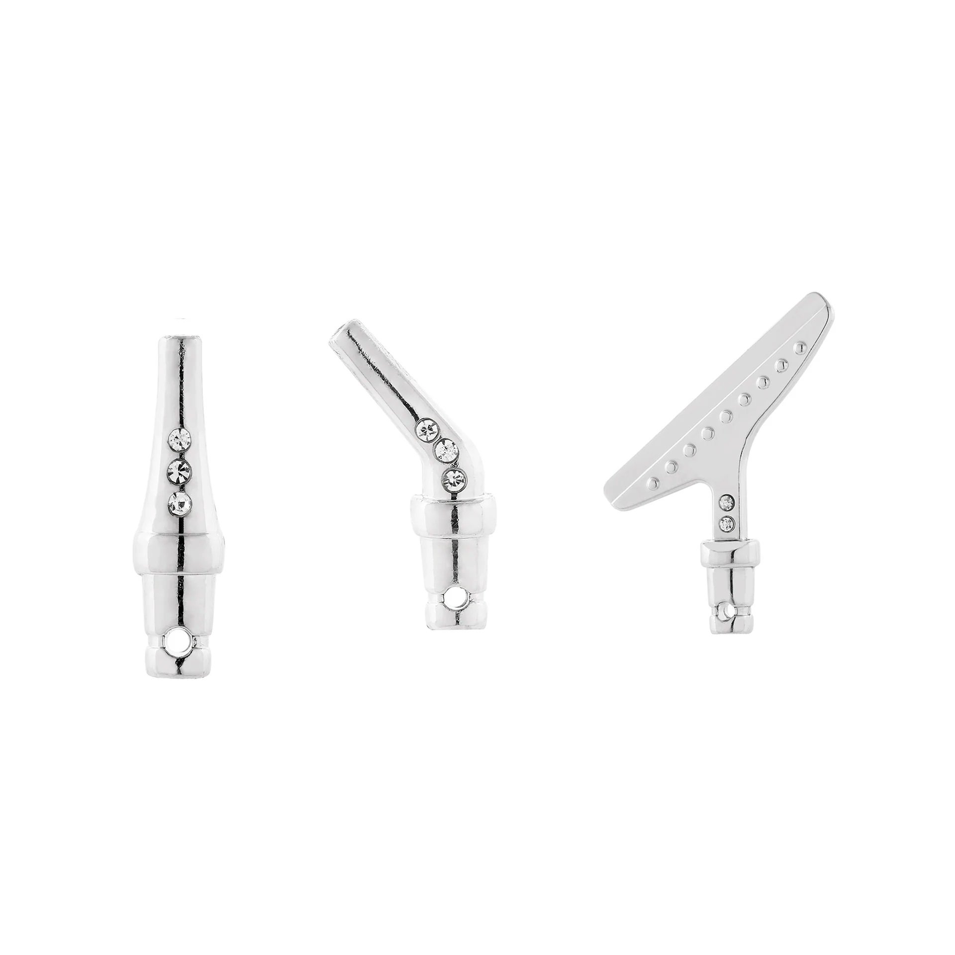 Metal nib with diamond 1-3-6-9