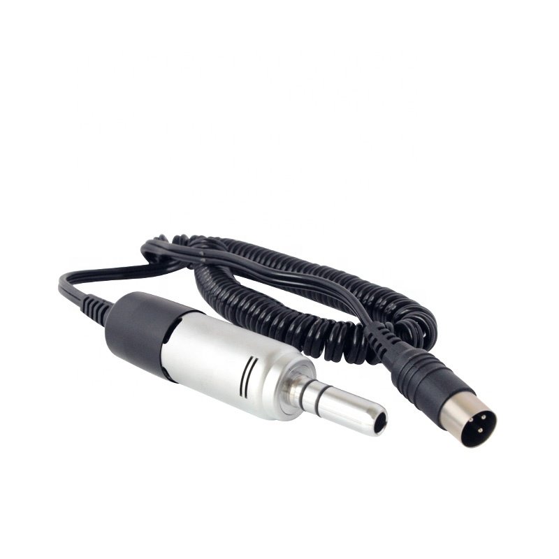 STRONG 90 brush micromotor 35000 RPM grinding handpiece metal STRONG 90 control box silver color nail drill