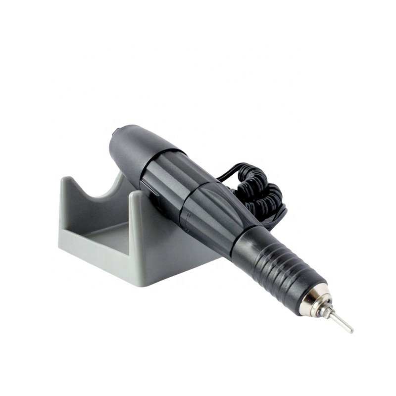 STRONG 90 brush micromotor 35000 RPM grinding handpiece metal STRONG 90 control box silver color nail drill
