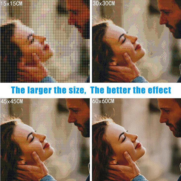 Couple Dance Streetscape DIY Diamond Painting 5D Full Drill Living Room Decor Diamond Painting Kit Cross Stitch Kit Embroidery