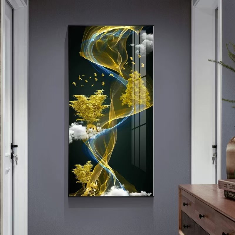Modern Led Decoration Abstract Arts Posters Pictures Wall Customized Custom Nordic Decor Artwork Home Decorative Painting