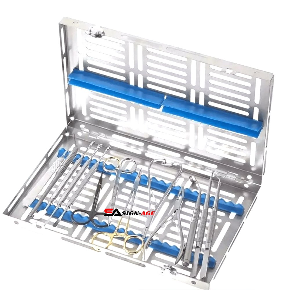 Stainless Steel Dental Implant Surgery Instruments Advanced 33 Pcs Kit Surgical set Instruments Oral Surgery Instruments