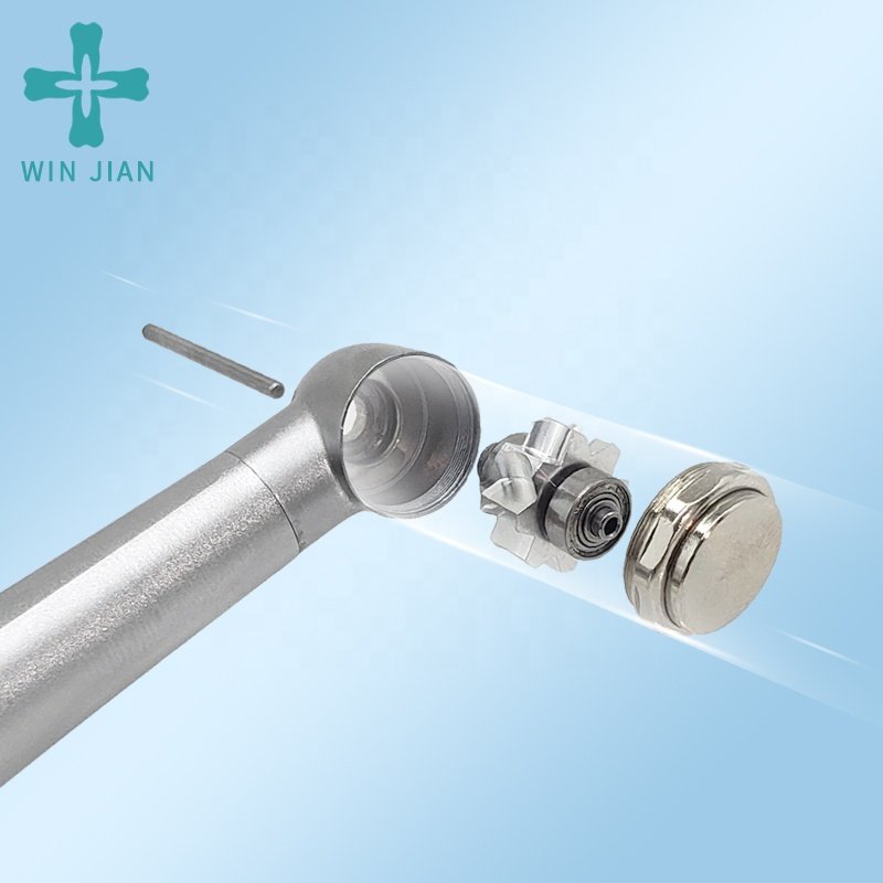 Dental Handpieces 4 Hole Push Button Turbine Led High Speed Dental Handpiece