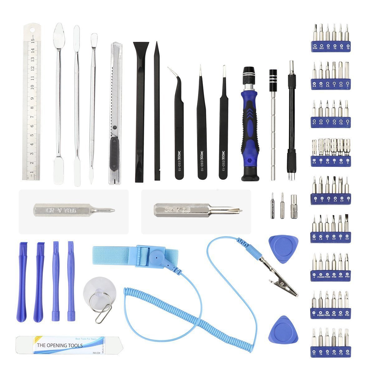 Professional Mobile phone repair hand tool kit With Portable Oxford Bag Suitable 80-In-1 Precision Kit With Magnetic Drive Kit