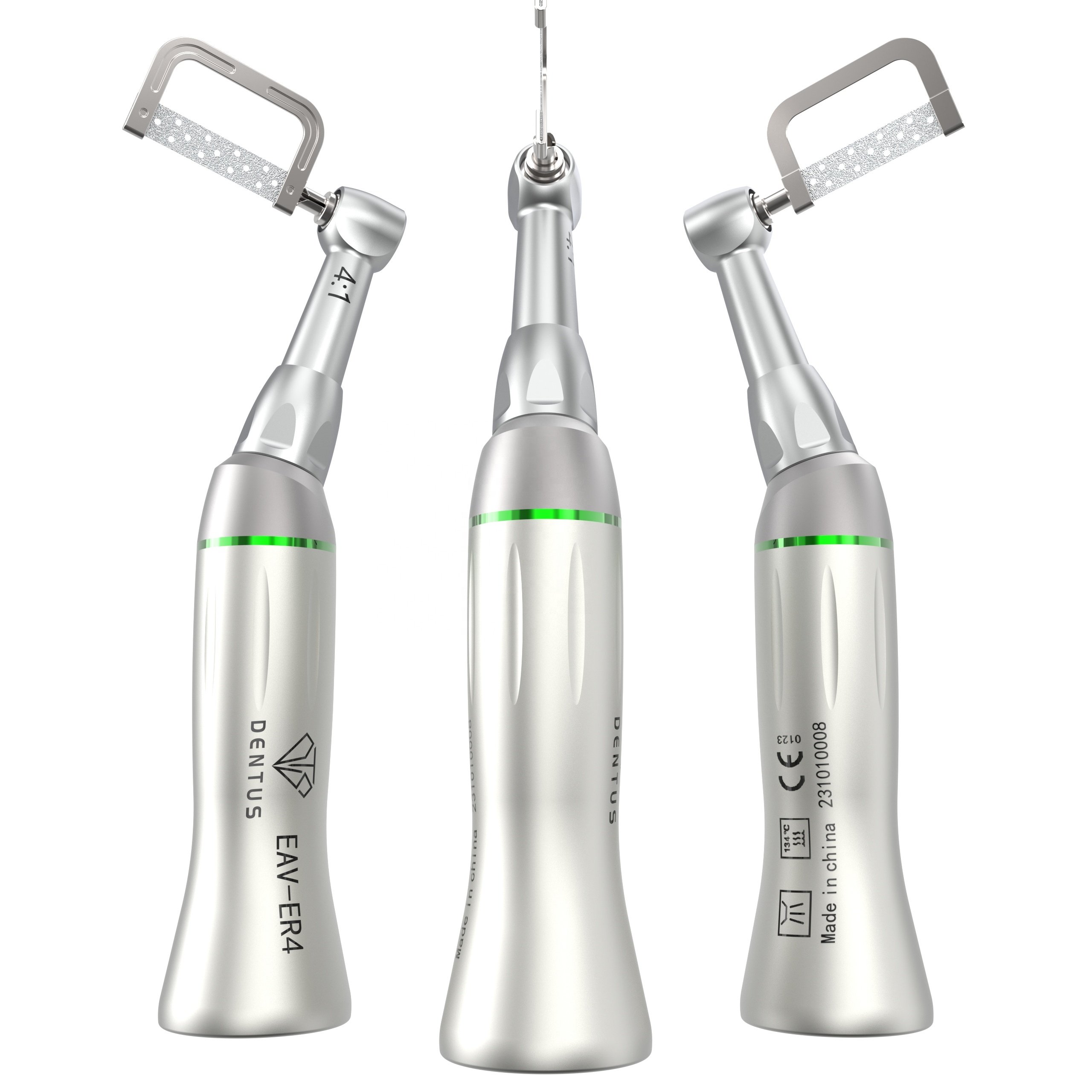 EVA-ER4/ECS 4:1/1:1 Dental Vertical Reciprocating Contra Angle Handpiece Orthodontic Consumables Products Kit with Eva tips