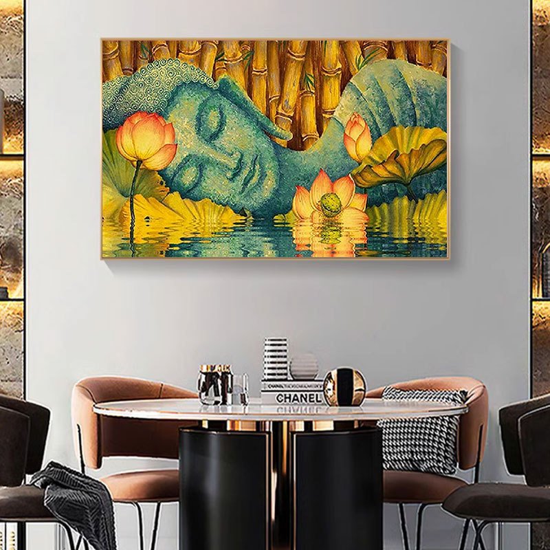 High Quality Reclining Buddha Decorations For Home Pictures For Living Room Wall Decoration Diamond Painting