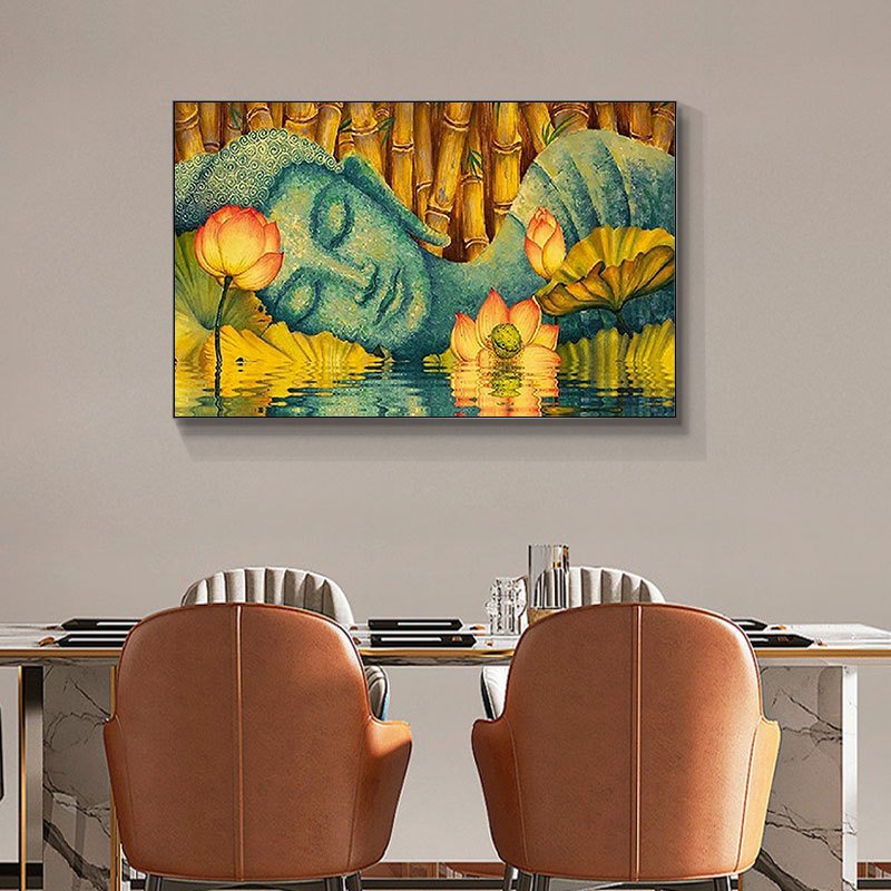 High Quality Reclining Buddha Decorations For Home Pictures For Living Room Wall Decoration Diamond Painting