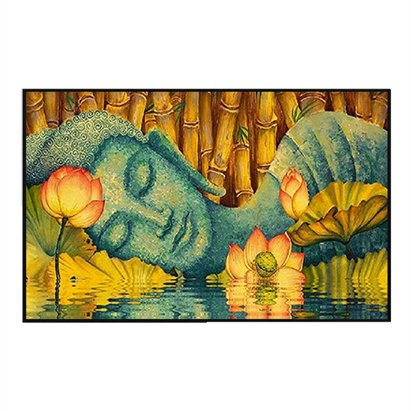 High Quality Reclining Buddha Decorations For Home Pictures For Living Room Wall Decoration Diamond Painting