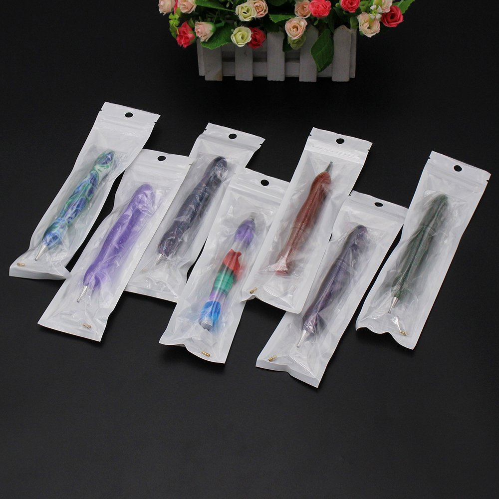 5d Diamond Painting Tool Resin Point Drill Pen Diamond Cross Stitch Diy Mosaic Embroidery Accessories Metal Drill Tip Pen