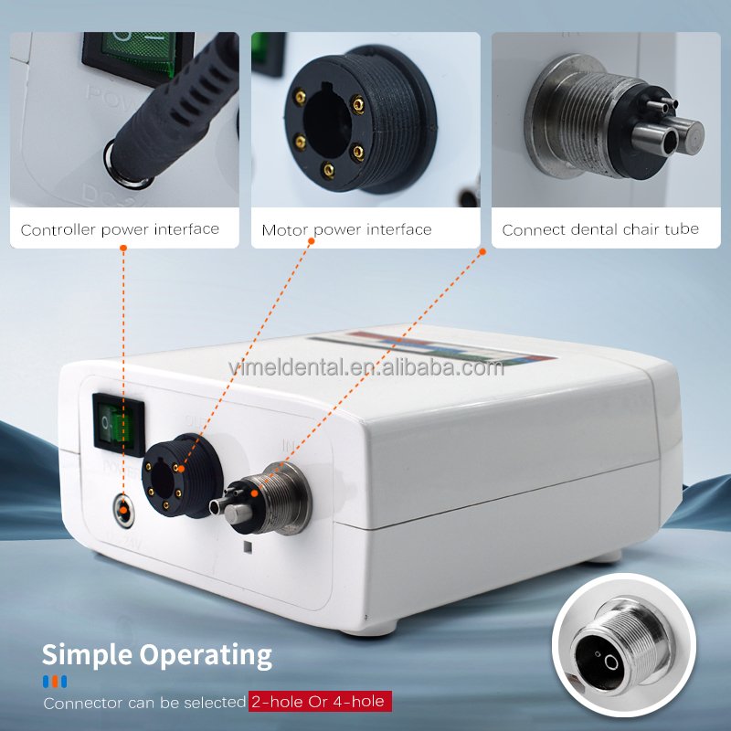 Dental Brushless Electric LED Micro Motor With 1:5 1:1 16:1 Contra Angle Dentist Low Speed Handpiece Lab Tools Micromotor