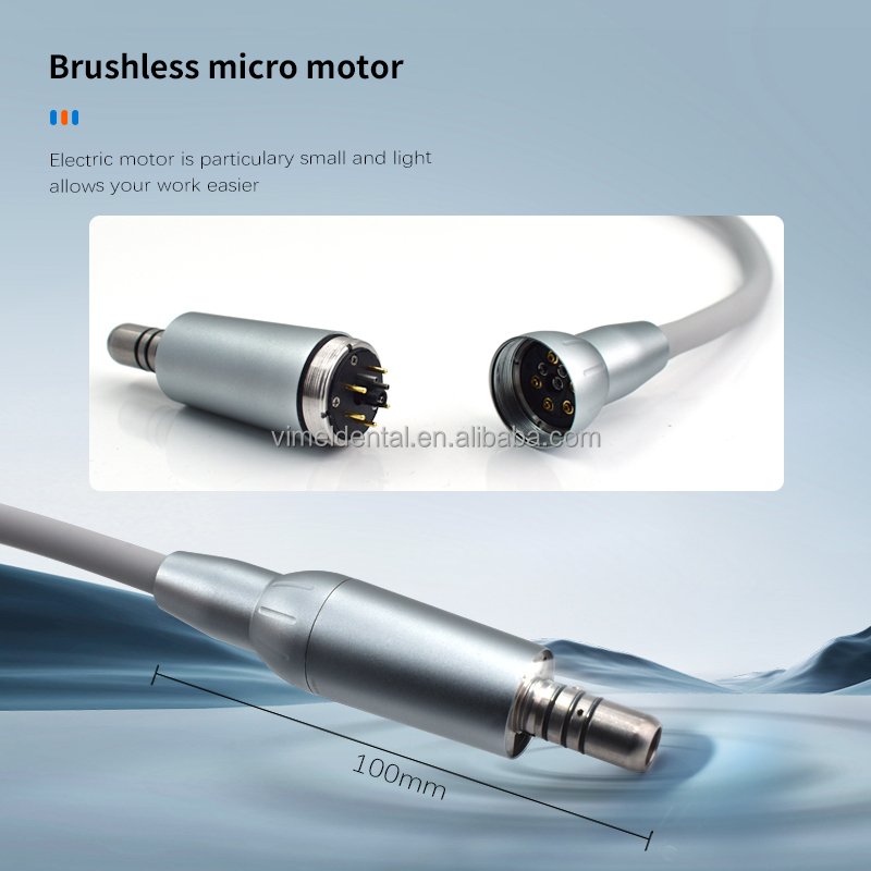 Dental Brushless Electric LED Micro Motor With 1:5 1:1 16:1 Contra Angle Dentist Low Speed Handpiece Lab Tools Micromotor