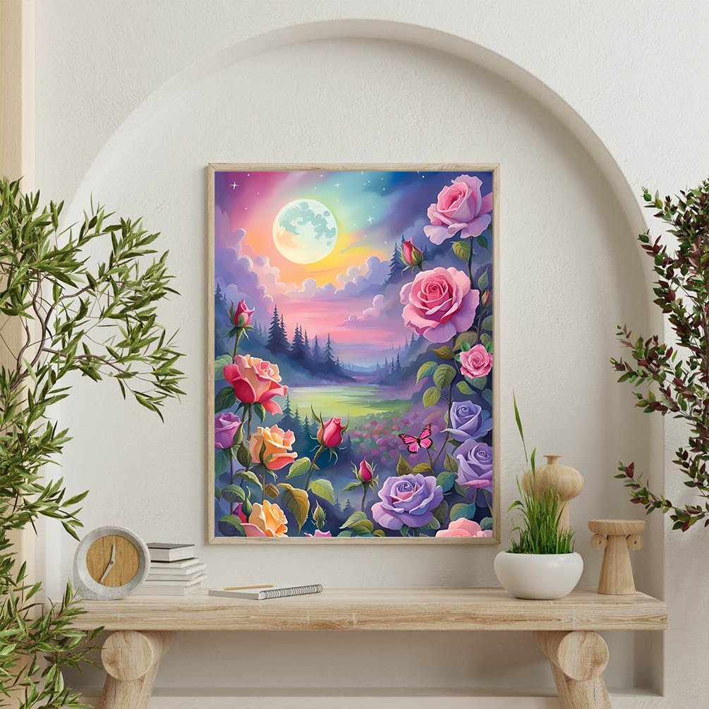 Factory price abstract diamond painting paisajes Crystal Gem Arts diamond painting kit for kids