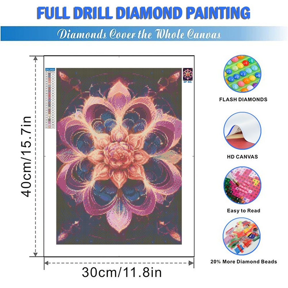 Full Diamond Painting Flower Diy 5d Diamond Mosaic Mandala New Collection Home Decorative Picture Of Rhinestones Set