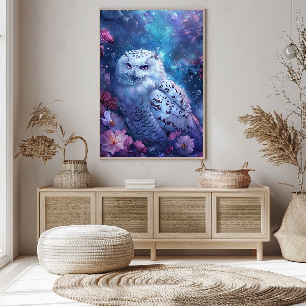 COOLEVE 5D DIY Diamonds Art Painting Kit 30*40 cm Wall Decor Handpainted Modern Landscape Animals OWL with Crystal Gift Kids