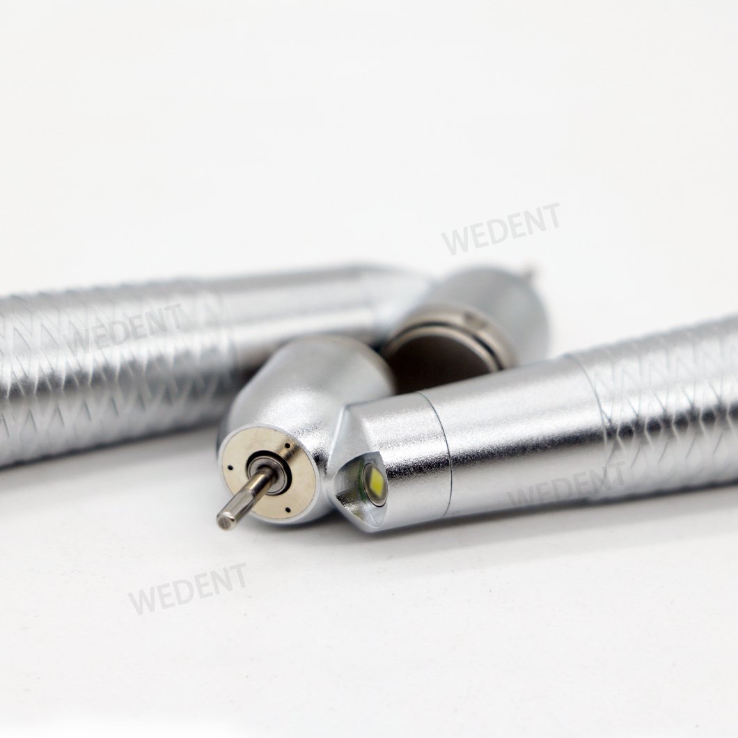 Surgical Instruments 45 Angle High Speed Handpiece Push Button Three Point Spray Surgical Handpiece Dental