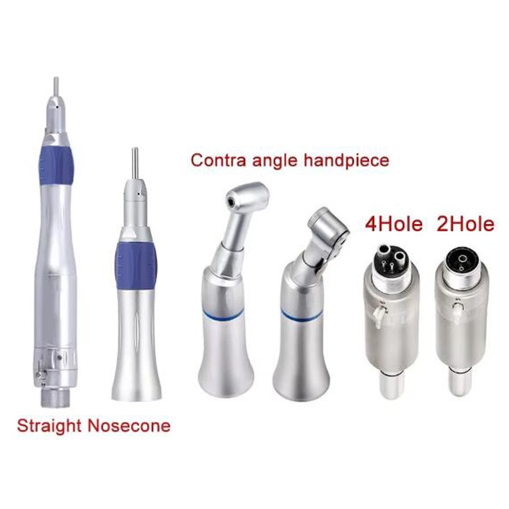 Dental 1PC E-type Contra Angle Low Speed Straight Nosecone Air Motor For Clinic Polishing Brush Tool Dentist Equipment