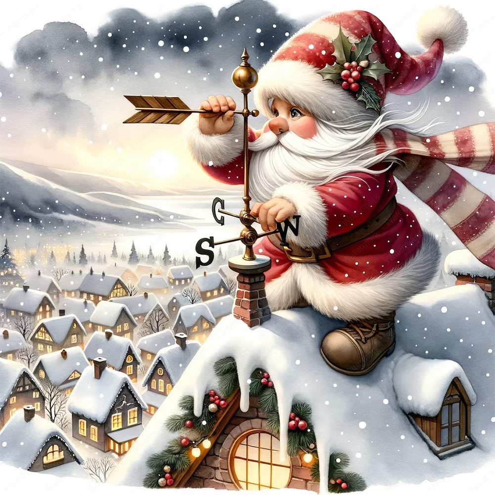New Diamond Painting 5d Full Diamond Diy Handmade Christmas Snowman Living Room Entrance Decoration Painting