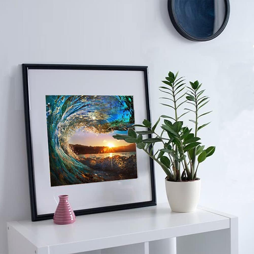 Water ripple diamond painting three-dimensional wave diamond painting beautiful water spray diamond painting 20*20cm