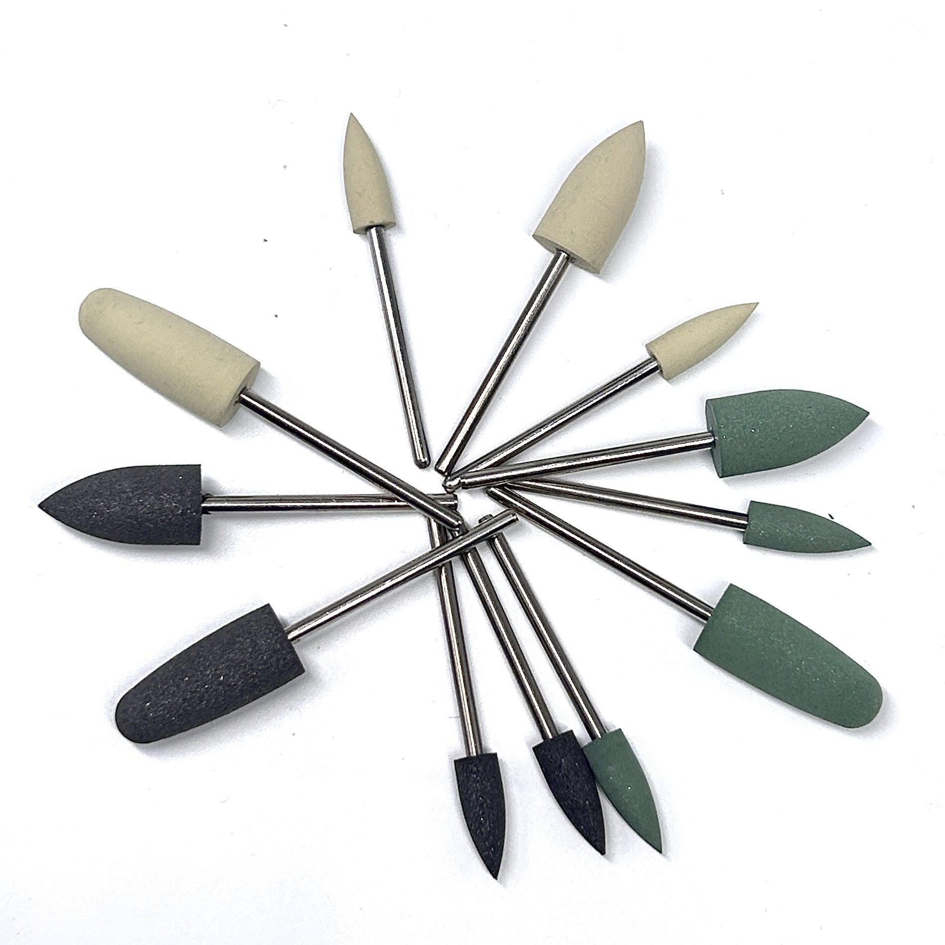 HP0412 Resin base hidden denture polishing kits Dental lab low speed Diamond Burs Resin Polisher Handpiece bur Sample in stock