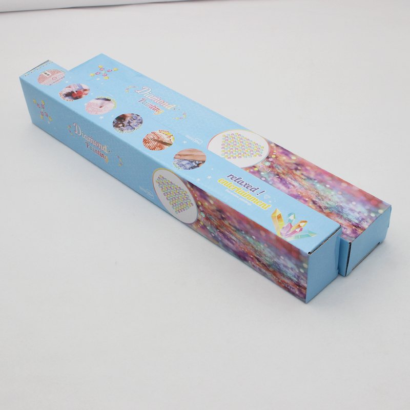 Wholesale Diy 5d Diamond Painting Packing Box Tools Blue Box Can Be Customized Diamond Kits Rhinestone Convenient Storage