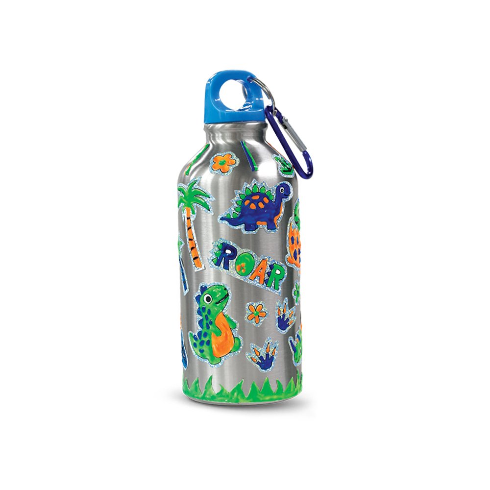 Hot sale Diy Kids toys sets art and Craft Creative kits for child diamond painting cute dinosaur water bottle for boy At A Loss