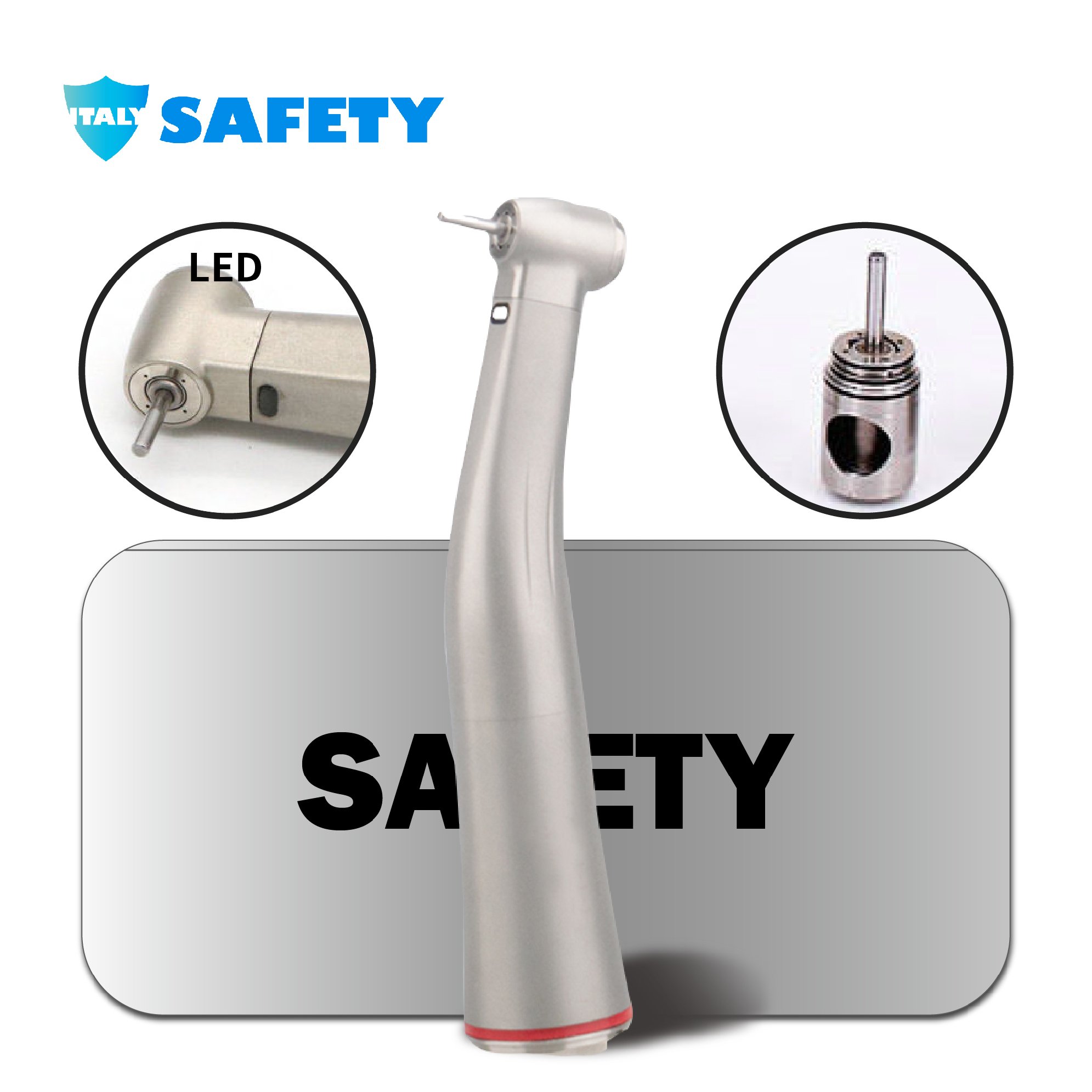 CE Approved electric Low Speed 1:5 Handpieces Push Botton Dental Handpiece Build in Dental Instruments