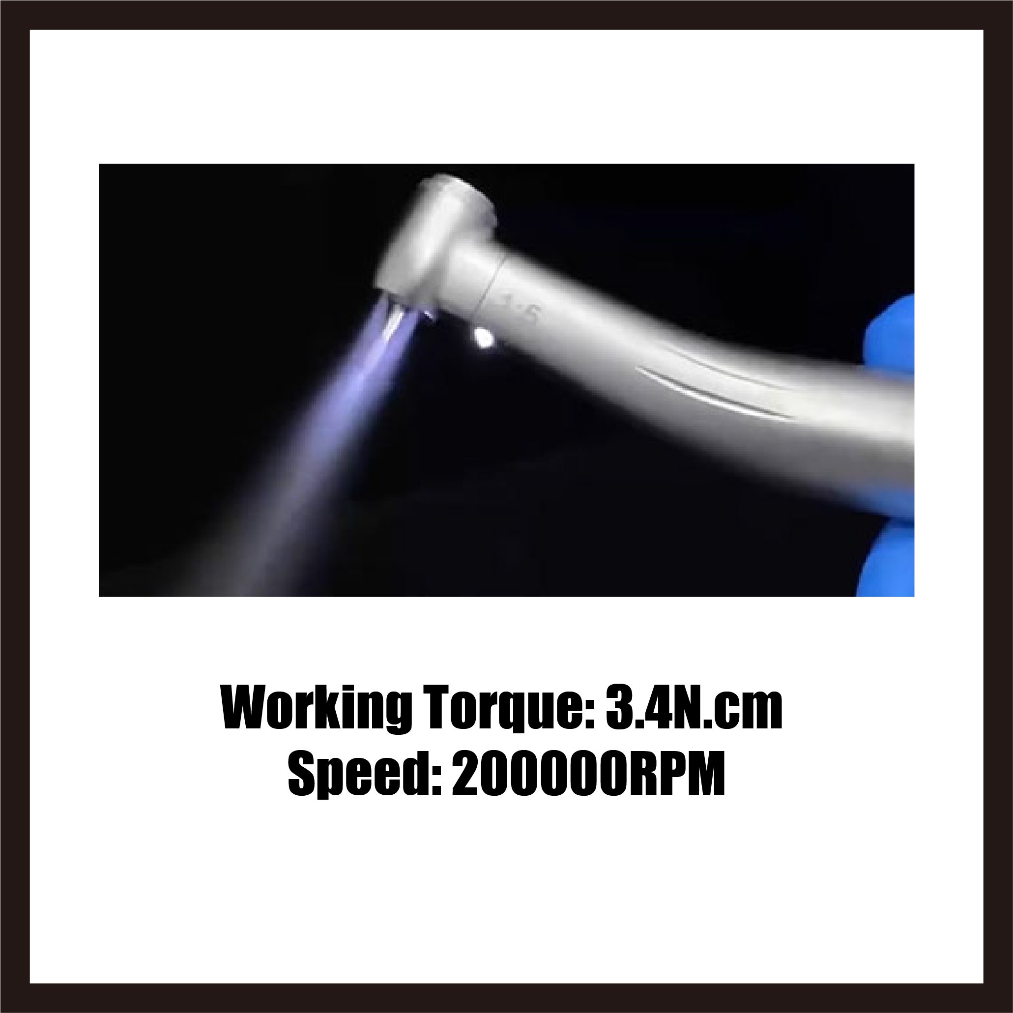 CE Approved electric Low Speed 1:5 Handpieces Push Botton Dental Handpiece Build in Dental Instruments