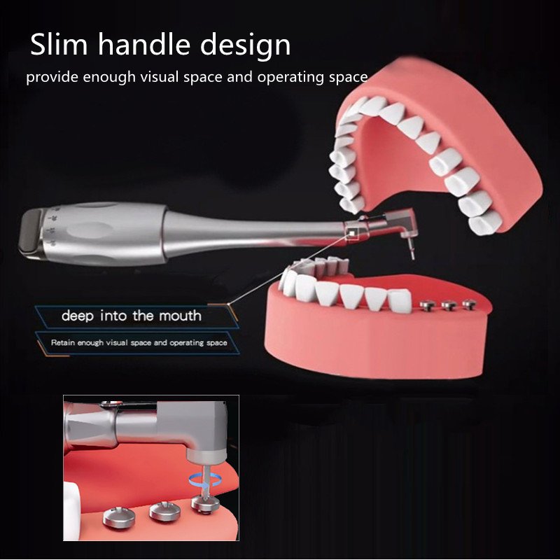 Dental Universal Implant Torque With 16pcs Drivers Wrench Dentistry Latch Head Handpiece 5 to 35 N.cm Dental Instrument