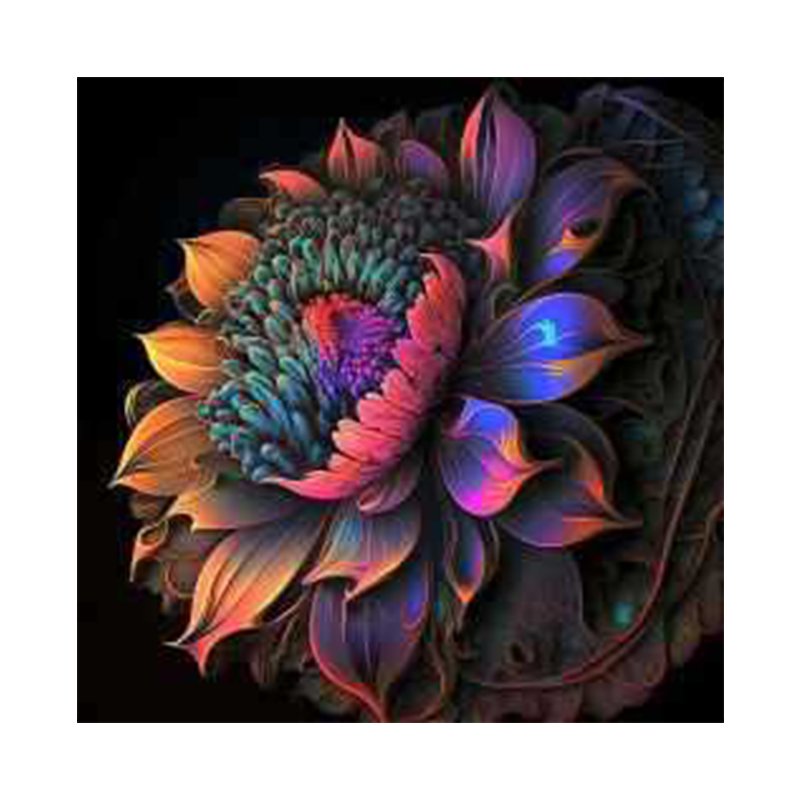 Broderie Diamant Custom fairy dust flower diamond painting drills Canvas Art Wall Decor Diamond art Painting kits landscape