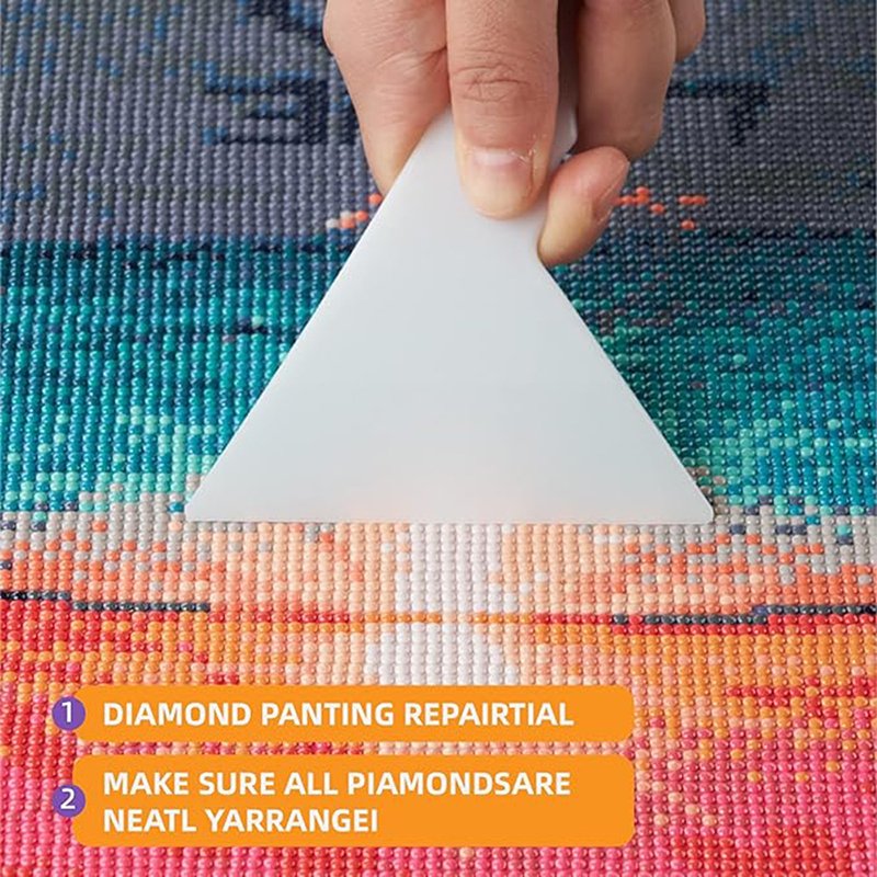 Diamond Painting Tool Set Storage Transparent Plastic 28 Grid Beads Sorting Storage Box