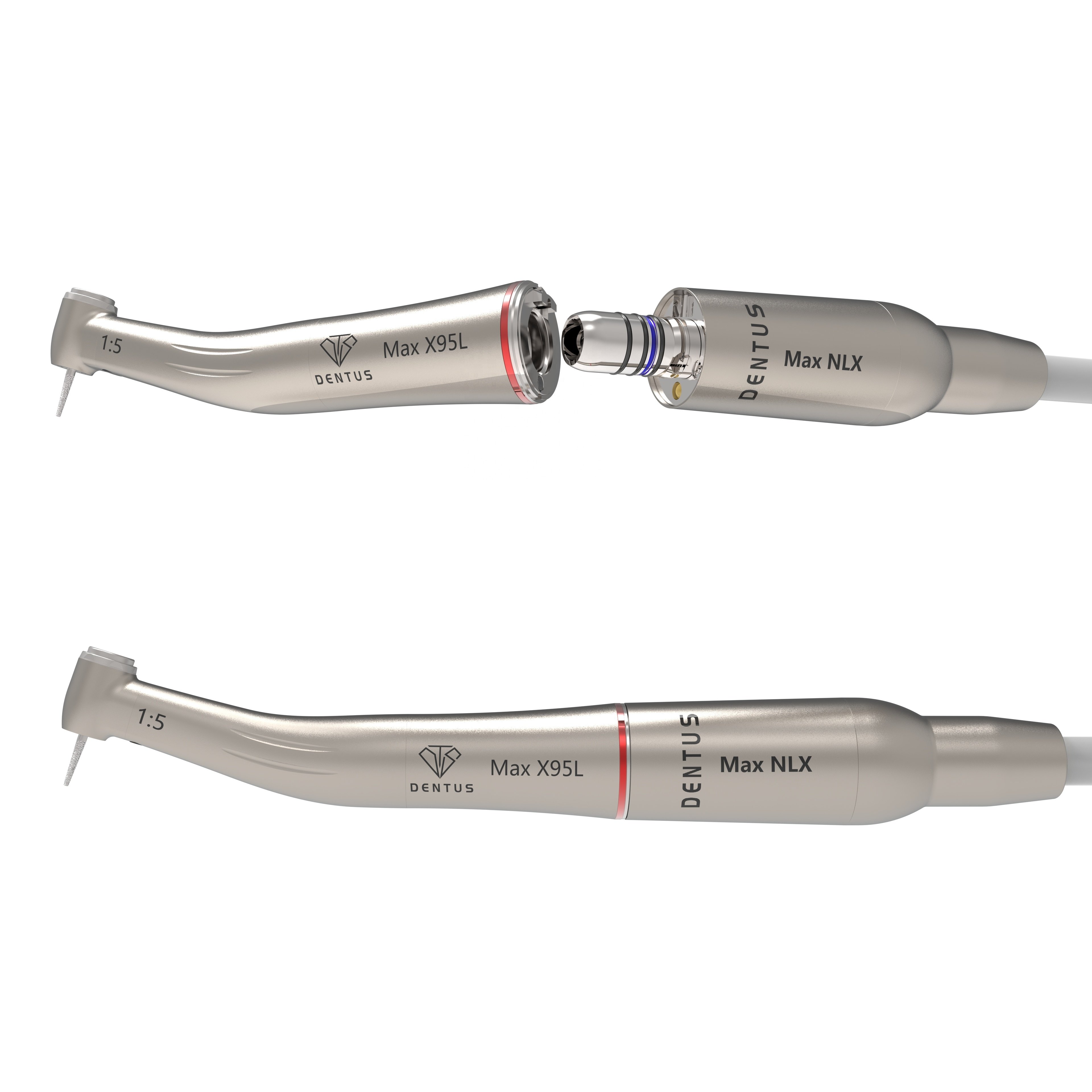 Increased Speed Low Speed Dental Handpiece X95L 1:5 Stainless Steel Dental Handpiece Electric handpieces for dental treatment