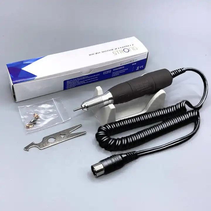 Factory Sales Nail Tool High Torque Electric Nail File 35000 Rpm Micromotor Polishing Machine Zs 603 Nail Drill Strong Max 211