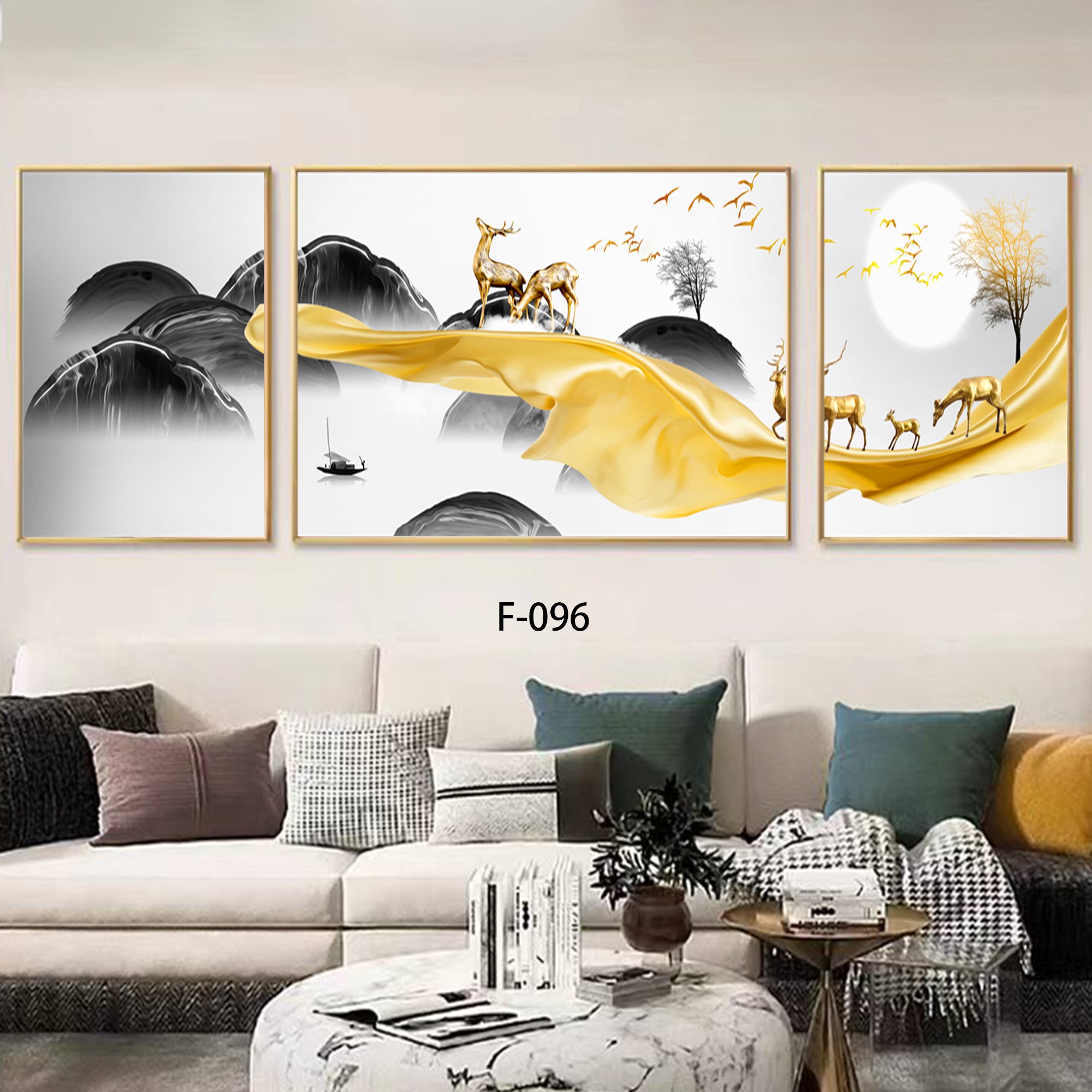 Sailboat Crystal Porcelain Still Life Painting Home Decoration Modern Luxury Customized Printed Wall Art Framework