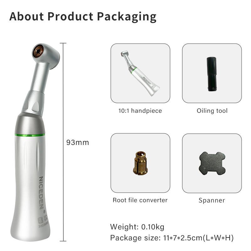 Dental Endo Motor 10:1 Handpiece Reduction Reciprocating Endomotor Treatment handpiece for Engine Niti File