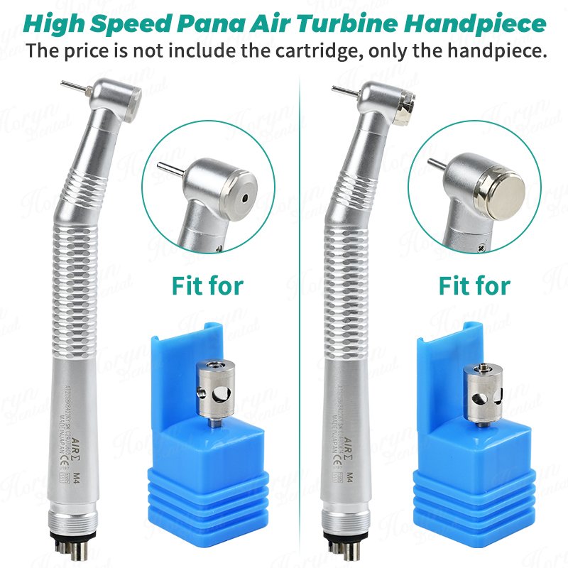 Dental High Quality Pana Air Turbine Close Type High Speed 4 Holes Handpiece with Push Button Or Key Type