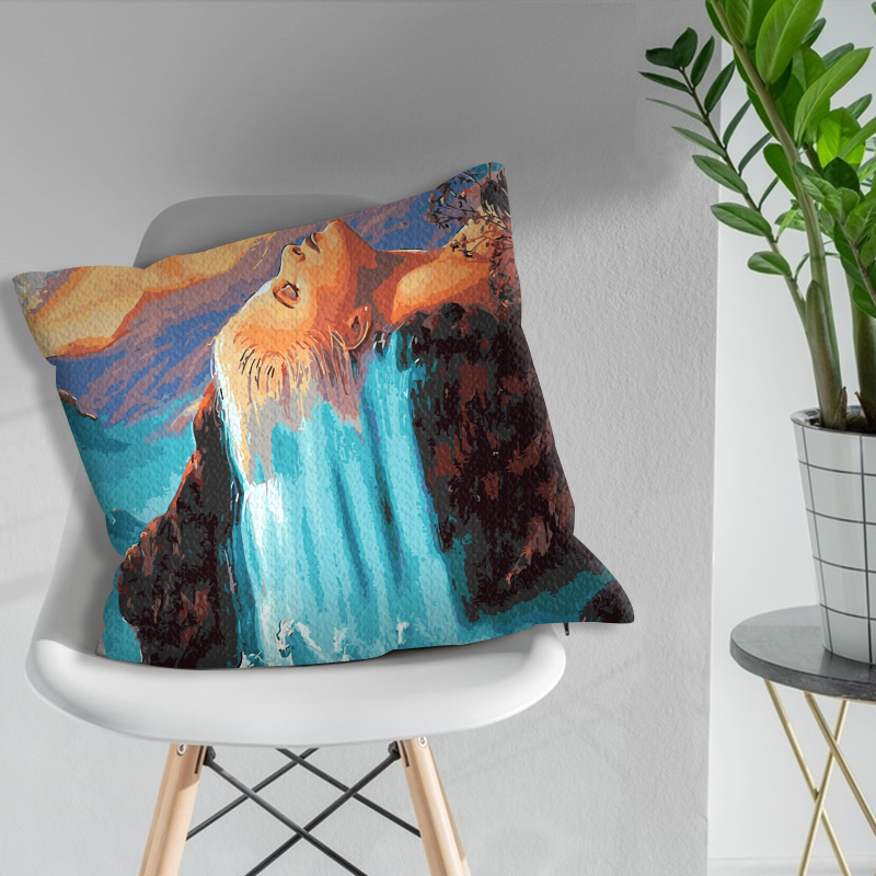 Custom diamond painting pillow in new arrival series art craft DIY handmade diamond mosaic