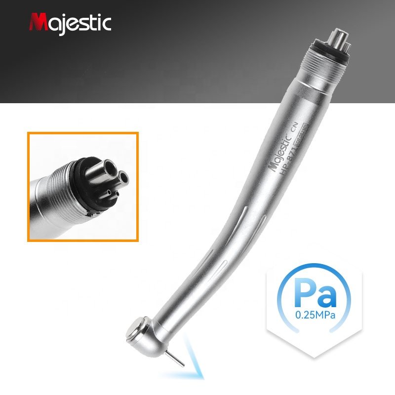 Push Button Single Spray High Speed Air Turbine Dental Handpiece For Dental Equipment