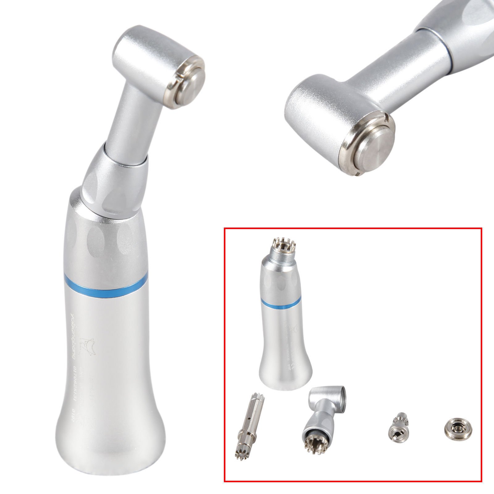 The refined low-speed push-button contra angle handpiece of the dental unit