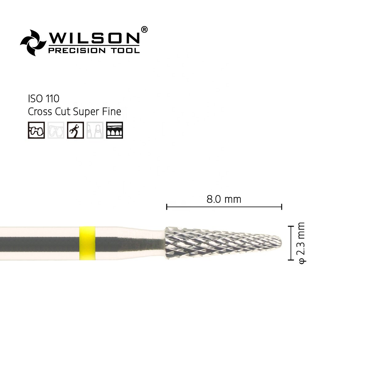 5000105 Handpiece Fissure Dental Tungsten Carbide Burs Dental Laboratory Bur/Carbide Nail Bit