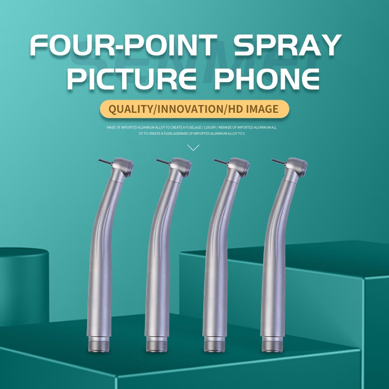 Factory Direct Sale Durable Type Stainless Steel Dental Air Turbo Dental High Speed Handpiece With 2/4 Holes