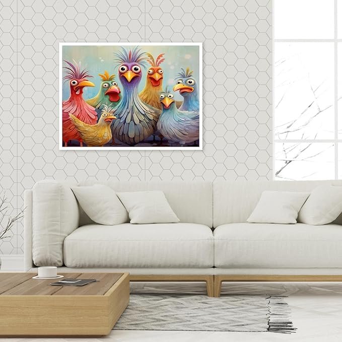 Custom DIY 5D High Quality Chicken Diamond Painting Kits for Adults Kids Home Decor Diamond Painting
