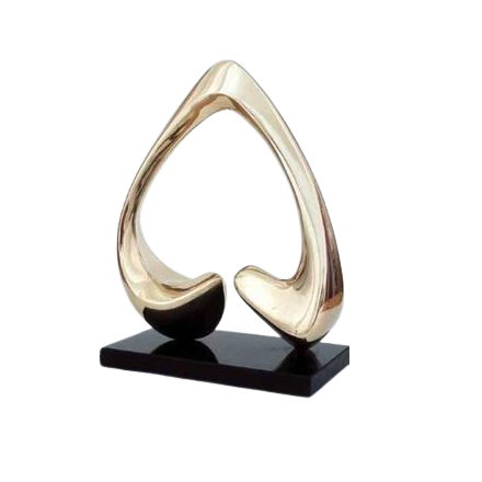 Stylish Gold Object Table Display Latest Sculpture Table Top Star Stand with Marble Base Antique Christmas Decoration For Home